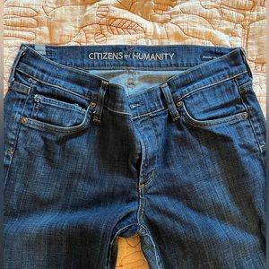 Citizens of Humanity denim phoebe slim straight crop size 28 preloved